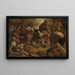 The Meeting of David and Abigail - Christiaen Jansz van Bieselingen — framed artwork on a wall