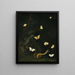 Herbs, butterflies and a serpent - Christiaen Striep — framed artwork on a wall