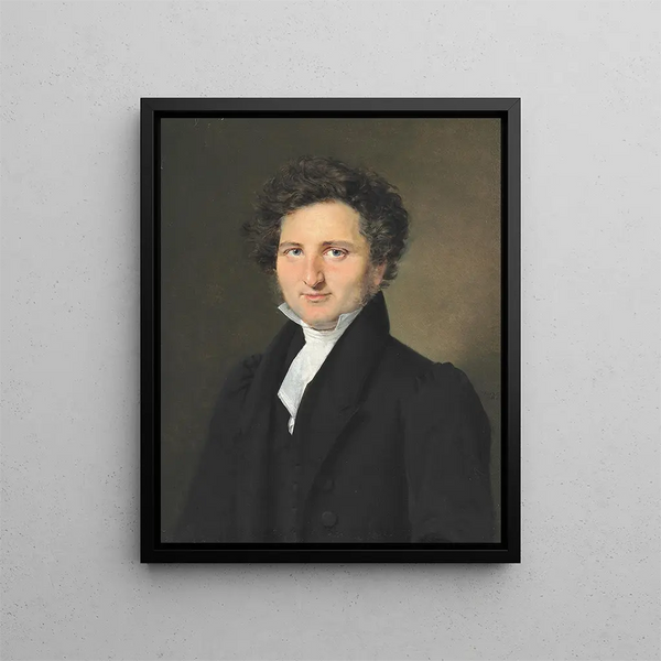 Johan Laurentz Jensen - Christian Albrecht Jensen — framed artwork on a wall