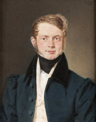 Portrait of a Man - Christian Albrecht Jensen — artwork view