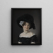 Mathilde Theresia von Irgensbergh née Holsten, wife of Mathias Friis von Irgensbergh - Christian Albrecht Jensen — framed artwork on a wall