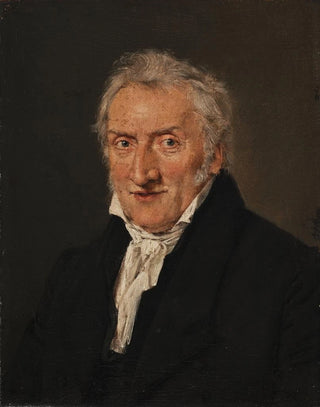 Flower painter Portrait C. D. Fritzsch - Christian Albrecht Jensen — artwork view