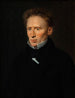 Portrait of Johannes Dam Hage 1800-1837 publisher of Fædrelandet La Patrie - Christian Albrecht Jensen — artwork view