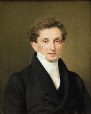 Portrait of Johannes Sibtker Hohlenberg - Christian Albrecht Jensen — artwork view