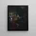 Portrait of Mrs. Gumperd - Christian Albrecht Jensen — framed artwork on a wall