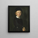 Portrait of the artist's son, Peter - Christian Albrecht Jensen — framed artwork on a wall