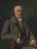 Self-portrait painting - Christian Albrecht Jensen — artwork view