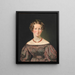 Signe Marie Vilhelmine Jensen - Christian Albrecht Jensen — framed artwork on a wall