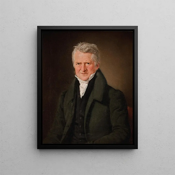 The painter C. W. Eckersberg - Christian Albrecht Jensen — framed artwork on a wall