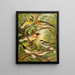 The World of North American Birds pl13 - Christian Anton Goering — framed artwork on a wall