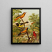 The World of North American Birds pl31 - Christian Anton Goering — framed artwork on a wall