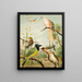 The World of North American Birds pl32 - Christian Anton Goering — framed artwork on a wall