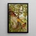 The World of North American Birds pl33 - Christian Anton Goering — framed artwork on a wall