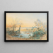 Lake of Valencia, Venezuela - Christian Anton Goering — framed artwork on a wall