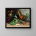 Still life - Christian August Printz — framed artwork on a wall