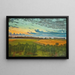 Return from the coast at dusk - Christian Bernhard Severin Berthelsen — framed artwork on a wall