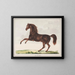 The well-formed horse - Christian David Gebauer — framed artwork on a wall