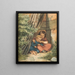 Hide and Seek - Christian Eduard Boettcher — framed artwork on a wall