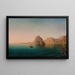 Swordfish fishing off Capri - Christian Frederik Ferdinand Thøming — framed artwork on a wall