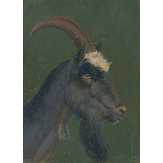 Head of Goat - Christian Friedrich Gille — artwork view