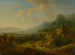 Vallée fluviale with church ruins and figures of characters - Christian Georg Schütz l'Ancien — artwork view