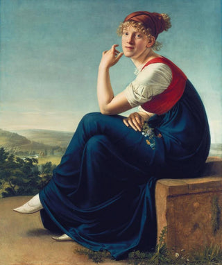 Portrait of Heinrike Dannecker - Christian Gottlieb Schick — artwork view