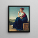 Portrait of Heinrike Dannecker - Christian Gottlieb Schick — framed artwork on a wall