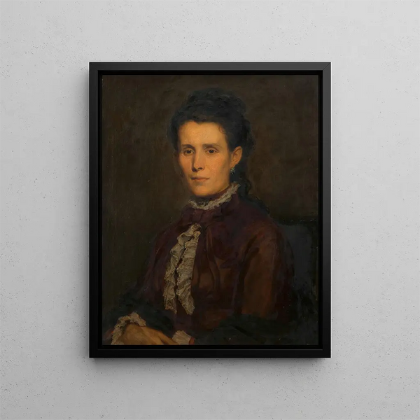 Laura Kundmann née Tautenhayn, wife of sculptor Karl Kundmann - Christian Griepenkerl — framed artwork on a wall