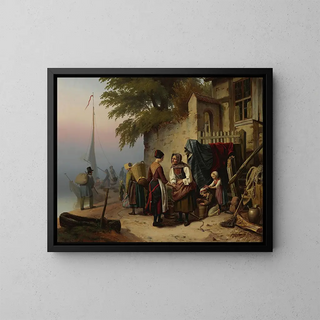 The seer - Christian Grothe — framed artwork on a wall