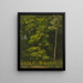 Study of deciduous forests in oil - Christian Heerdt — framed artwork on a wall