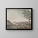 Christiania depuis Tyen - Christian Heinrich Grosch — framed artwork on a wall
