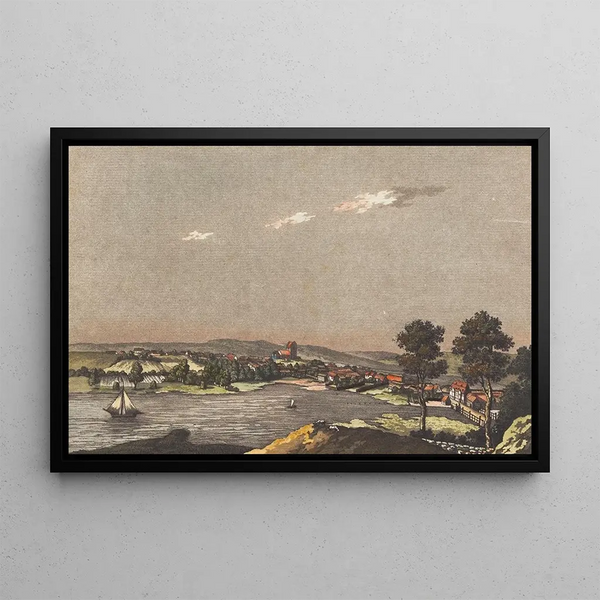 Hobro Painting - Christian Heinrich Grosch — framed artwork on a wall