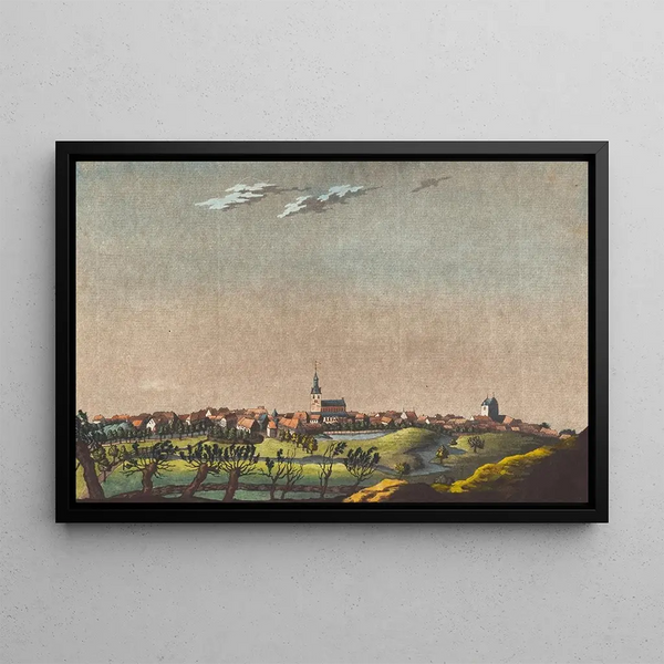 Odense - Christian Heinrich Grosch — framed artwork on a wall