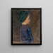 A little boy - Christian Krohg — framed artwork on a wall