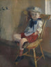 A little boy on a chair - Christian Krohg — artwork view
