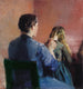 A mother combing her little girl's hair - Christian Krohg — artwork view