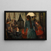 Evening at Løkken - Christian Krohg — framed artwork on a wall