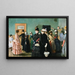 Albertine chez le médecin légiste - Christian Krohg — framed artwork on a wall