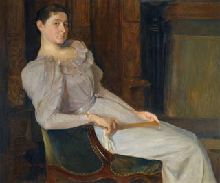 Girl in White - Christian Krohg — artwork view
