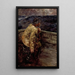 Reproduction of the painting Veille de nuit - Christian Krohg