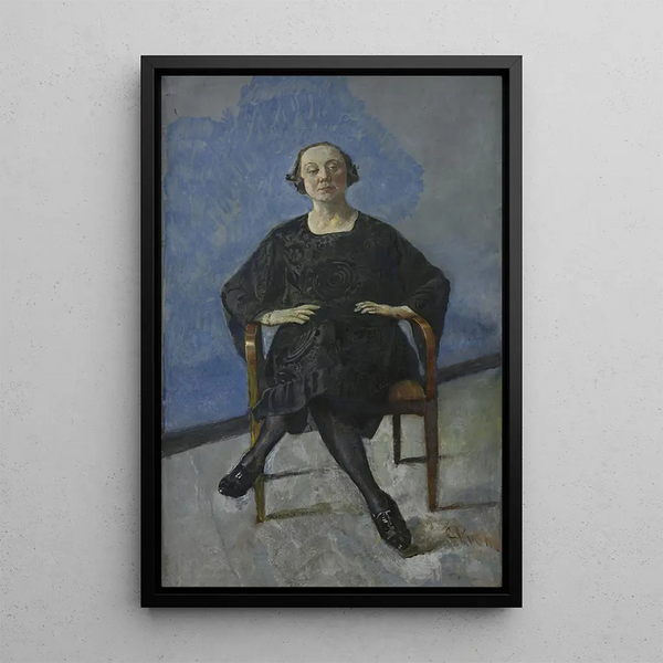 Naima Wifstrand the actress - Christian Krohg — framed artwork on a wall