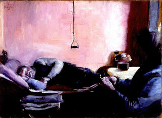 La sieste de l'après-midi de Niels Gaihede - Christian Krohg — artwork view