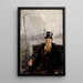 Parisian Checkered Painting - Christian Krohg — framed artwork on a wall