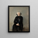 Portrait Painting of Marie Krohg, the artist's aunt - Christian Krohg — framed artwork on a wall