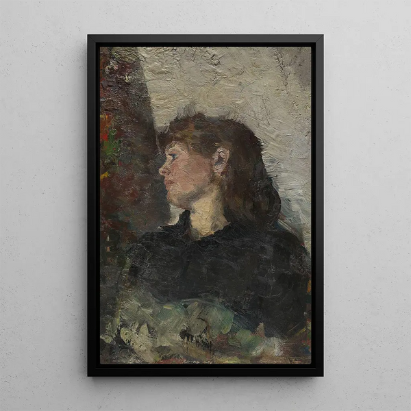 Reproduction of the painting Portrait of the painter Oda Krohg - Christian Krohg