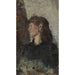 Reproduction of the painting Portrait of the painter Oda Krohg - Christian Krohg