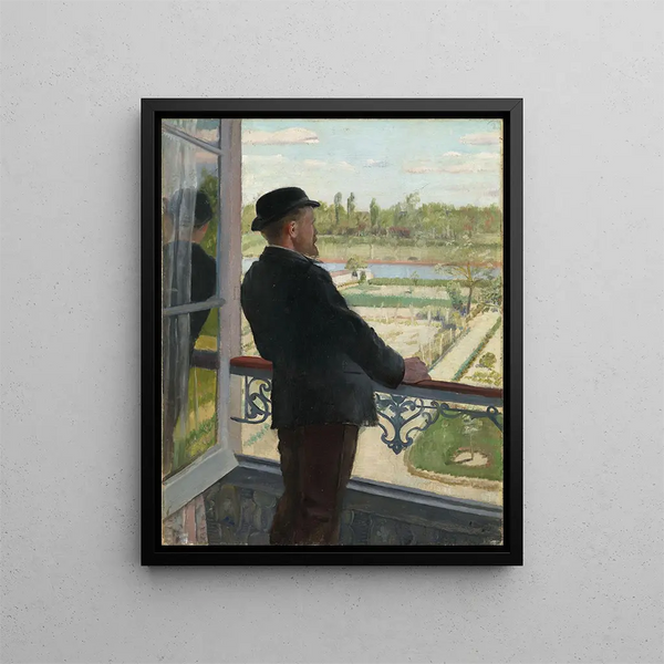 Portrait of the Swedish painter Karl Nordström - Christian Krohg — framed artwork on a wall