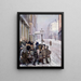 Fight for Life - Christian Krohg — framed artwork on a wall