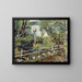 The Garden with the Glass Ball - Christian Krohg — framed artwork on a wall