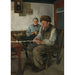 Reproduction of the painting The net mender - Christian Krohg